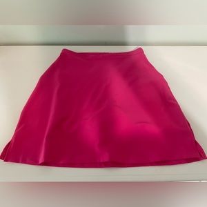 Hot pink skirt
